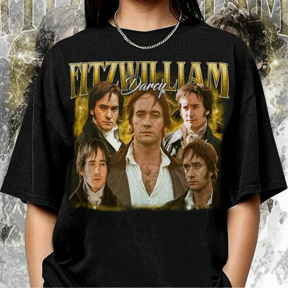 Retro Fitzwilliam Darcy T-Shirt, Fitzwilliam Darcy, Mr Darcy, Pride And Prejudice Shirt