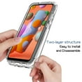 thumbnail image 2 of Samsung Galaxy A11 Case, KAESAR Full-Body Rugged Ultra Transparency Hybrid Protective Case With Built-in Screen Protector for Samsung Galaxy A11 (Purple), 2 of 6