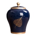 thumbnail image 4 of yuksok Ancient Chinese Ceramic Ginger Jar Storage Jar Decorative Vase Traditional Blue, 4 of 9