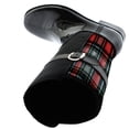 thumbnail image 6 of GreenBox Official Women Black Red Casual Fashion Rain Boots Heel Boot, 6 of 6