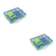 thumbnail image 4 of Advancent Equipo de pesca seguro con caja de aparejos fuerte y resistente a los arañazos Cajas de aparejos de pesca de gran capacidad pequeñas pequeño verde 2piezas, 4 of 6