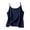 Navy, variant on WHEANG Linen Tops for Women Round Neck Spaghetti Strap Tank Tops Loose Fit Summer Tops Daily Casual Sleeveless Breathable Womens Tank Tops Hot Summer Sale Beige S