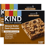 KIND Healthy Grains Almond Butter Dark Chocolate, 2/6.2 Oz