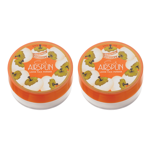 (2-Pack) Coty Airspun Loose Face Powder, Translucent, 2.3 oz