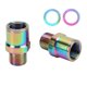 thumbnail image 3 of Nimomo Extensor de Pedal de Bicicleta de 20mm, adaptadores de Pedales de Ciclismo de aleación de Titanio, espaciadores de Pedal, husillo extendido para Bicicleta de montaña(Vistoso), 3 of 5