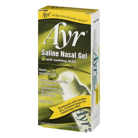 (3 pack) Saline Ayr Nasal Gel 0.5 oz.