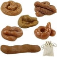 thumbnail image 1 of 6 PCS fake poo soft fake dog poo prank joke fun toy,trick poo novelty prank turd for April Fools' Day Halloween, 1 of 4
