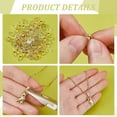 thumbnail image 3 of 1set 100pcs 4 colors Brass Snap on Bails for Pendants Mixed color 7x4.5~5x2~2.3mm 25pcs/color Brass, 3 of 5