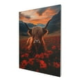 thumbnail image 6 of Wall Art Highland Cow Sunset Picture Canvas Wall Art Print Paintings Modern Artwork For Living Room Wall Decor And Home Décor Framed Ready To Hang-12×16 In, 6 of 6