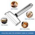 thumbnail image 6 of 2X Adjustable Cheese Slicer, Cheese Slicer, Cheese Slices for Mozzarella Cheese, American Cheese, Cheese, Cheddar, 6 of 6