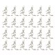 thumbnail image 1 of 30 colgantes de aleación para collar de corredor, accesorios para hacer joyas, manualidades (plata antigua), 1 of 5