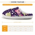 thumbnail image 2 of Kirby Character Soft Plush Slippers for Boys Girls Winter Warm Cotton Slippers with Rubber Sole Non-Slip Kid's Slip on Shoes Fluffy House Slippers For Indoor And Outdoor, 2 of 8