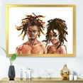 thumbnail image 3 of Designart 'Portrait of African American Couple' Modern Framed Art Print, 3 of 4