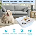 thumbnail image 3 of Cuenco para perros con báscula electrónica, cuenco multifuncional de alimentación lenta para animales pequeños, 3 of 5