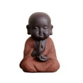 thumbnail image 1 of Bearachild Adición en miniatura de monjes budistas de cerámica para un ambiente tranquilo Estatuas de Buda de tamaño adecuado Decoración del hogar Tipo 5, 1 of 6