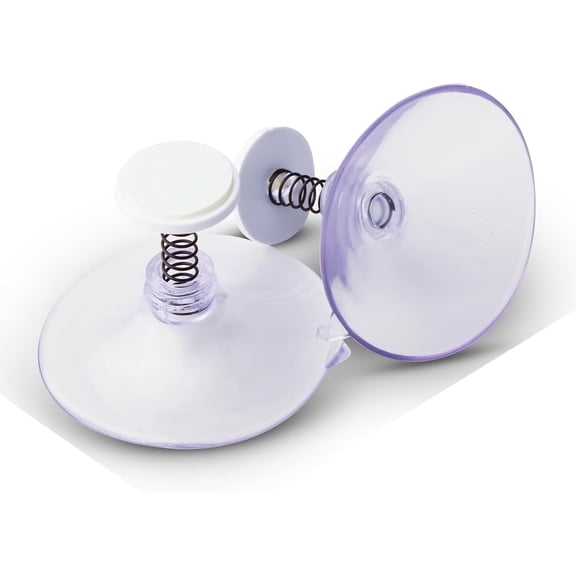 Suction Cup with Deko Spring – Heavy-Duty, Strong Grip for Secure Attachment Multi-Purpose Use for Home & Office - Pack of 10