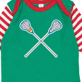 thumbnail image 4 of Inktastic Lacrosse Sticks Future Player Boys or Girls Long Sleeve Baby Bodysuit, 4 of 5