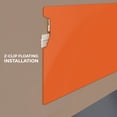 thumbnail image 2 of Floating Peach Magnetic Glass Board 36" X 60" Inches Eased Corners, 2 of 4