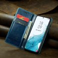 thumbnail image 2 of SaniMore for iPhone 14 Pro (6.1" 2022) Case, PU Leather Auto-magnet Full Protection Flip Kickstand Card & Cash Slots, Retro Shockproof Anti-fall Wallet Business Shell for iPhone 14 Pro, Blue, 2 of 8