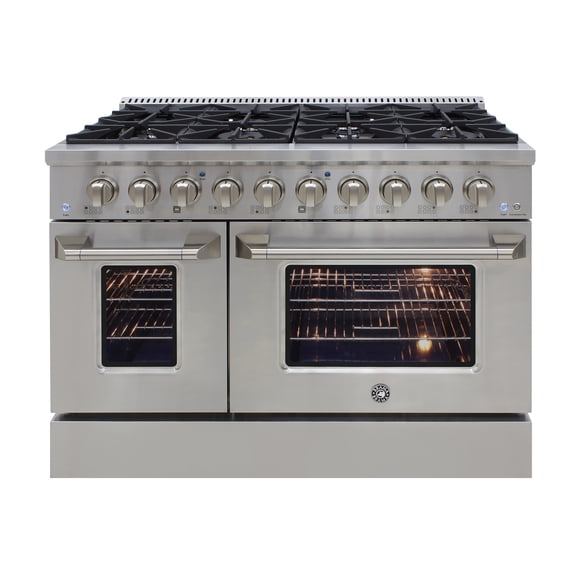 Brama 48-Inch Gas Range (Stainless)