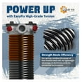 thumbnail image 5 of Garage Door Torsion Spring 273x2x36 for Left Side of Garage Door with 1" Steel Bearing and Winding Bars Precision E-Coating 5-Year Warranty Minimum 30,000 Cycles (Red Cone), 5 of 6