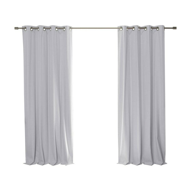 Best Home Fashion Linen Textured, Best White Blackout Curtains