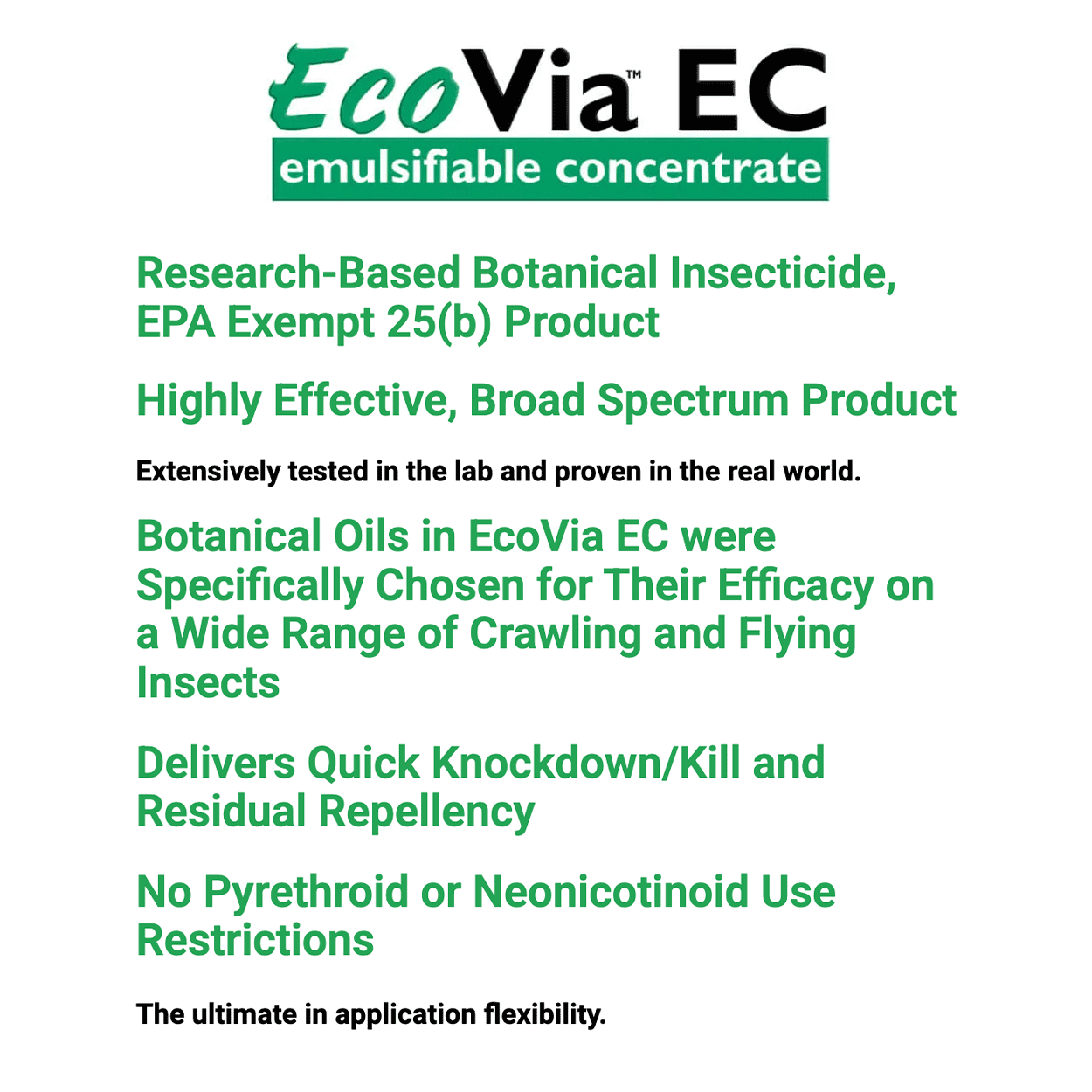 EcoVia EC Concentrate Insecticide - 16 fl oz Bottle by Rockwell Labs