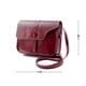 thumbnail image 3 of Bolso bandolera de cuero estilo vintage para mujer Sexagesimo (rojo vino), 3 of 6