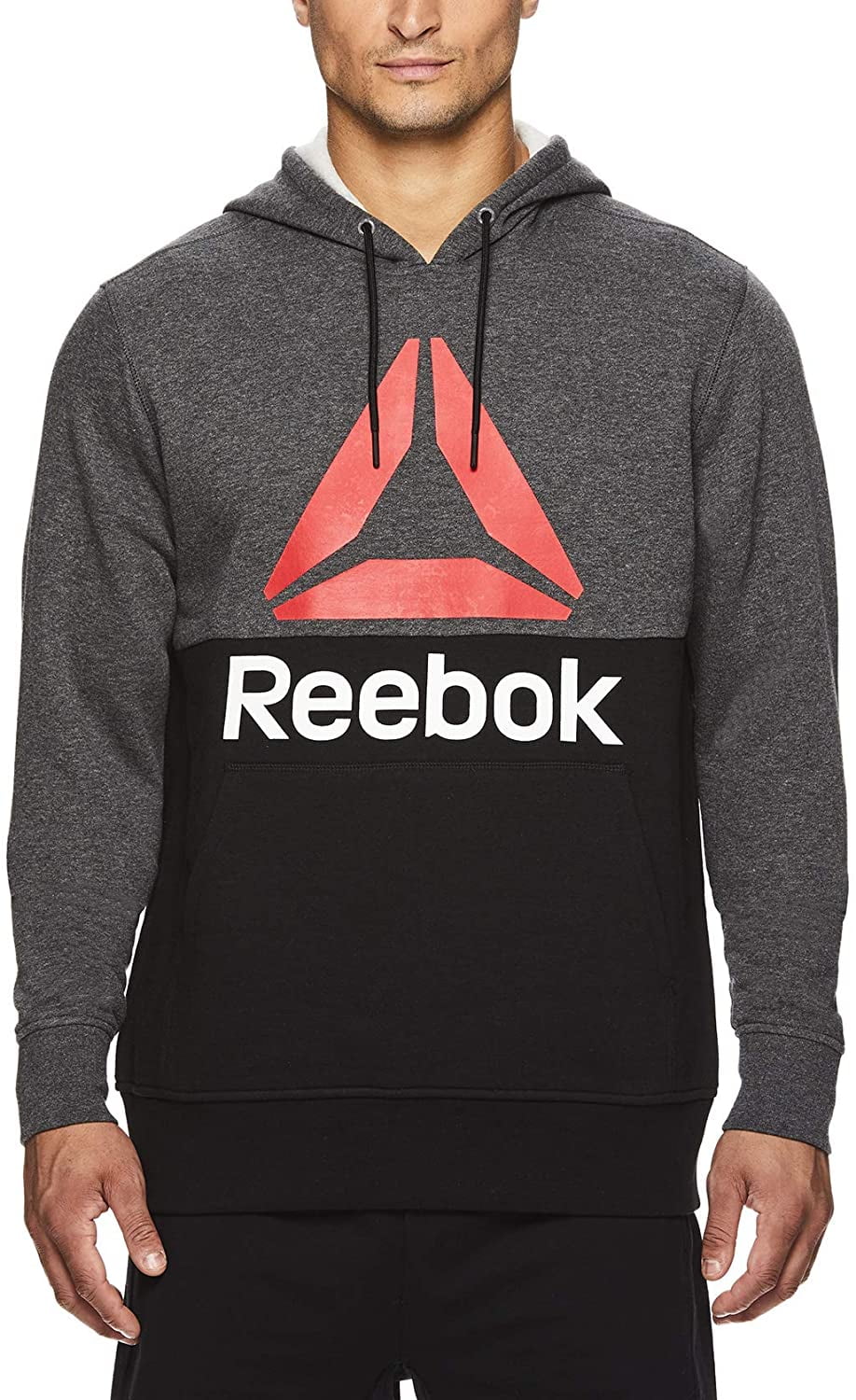 Reebok Men's Performance Pullover Hoodie - Graphic Hooded Activewear  Sweatshirt - Char/Black Boost, Large | Walmart Canada