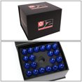 thumbnail image 6 of J2 Engineering LN-T7-027-125-BL J2 Engineering 7075 Aluminum M12 x 1.25 20 Pcs 90mm Open End Lug Nut Set with Adapter Blue, 6 of 6