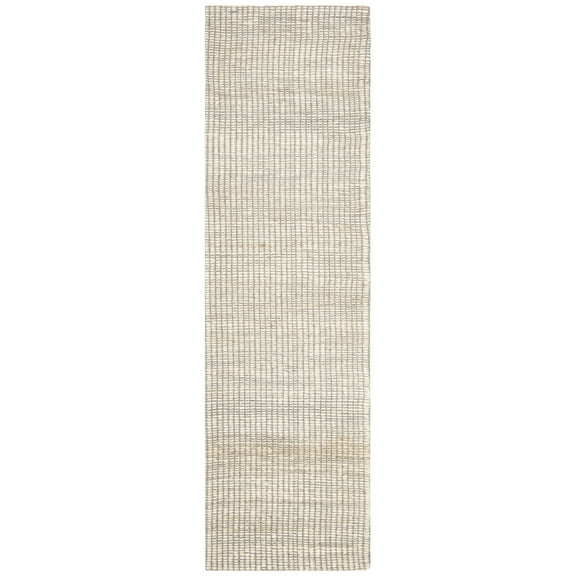 SAFAVIEH Marbella Christina Solid Runner Rug, Ivory, 2'3" x 12'