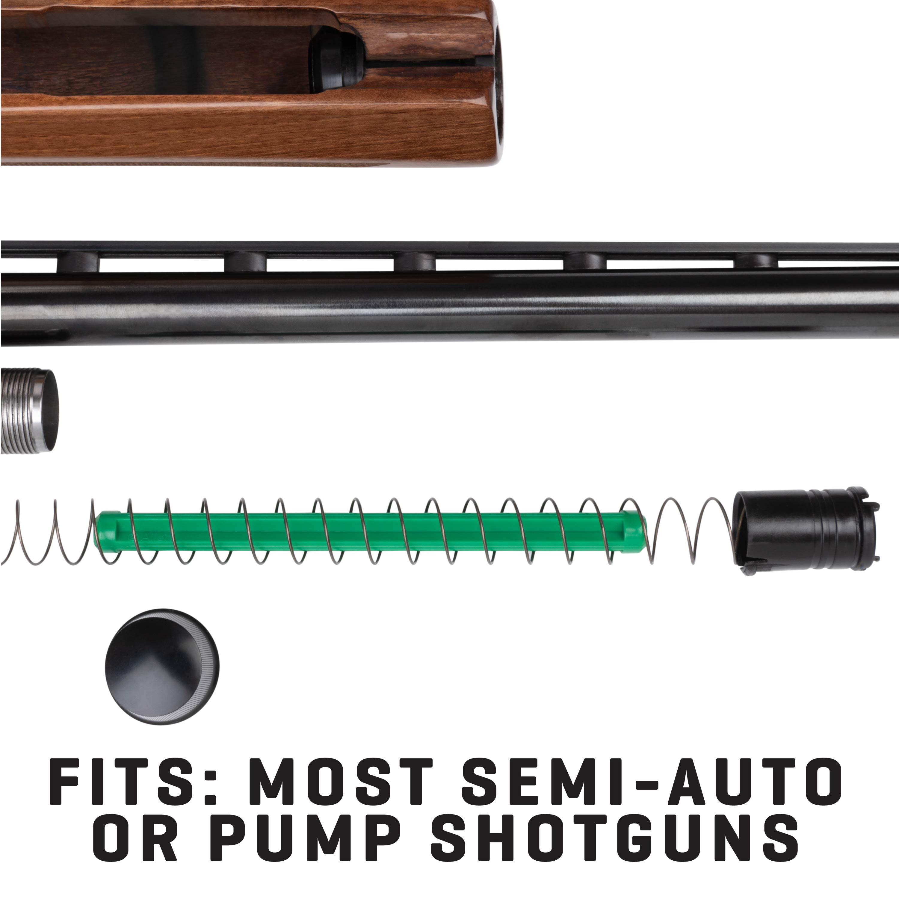 Allen Company Universal Shotgun Plug - Durable Polymer Customizable Length - Green