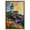 Gold Floater Frame, variant on Colorful Lighthouse Impressionism Wall Art /Monet And Van Gogh Inspired Art Canvas Wall Art by Art Remedy, Gallery Wrapped, 16" x 24"