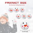 thumbnail image 3 of 30 bolas de nieve de peluche de Zhanmai con forma de muñeco de nieve, 5 cm, para Navidad, 3 of 7