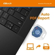 Elitech TinyUSB -10~40℃ 10 Pack Temperature Data Logger Single Use 90 Days in-Transit Trip Disposable Temperature Recorder PDF Report Tiny but Elite