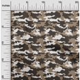 thumbnail image 2 of oneOone Cotton Silk Brown Fabric Camouflage Craft Projects Decor Fabric Printed By The Yard 42 Inch Wide, 2 of 4