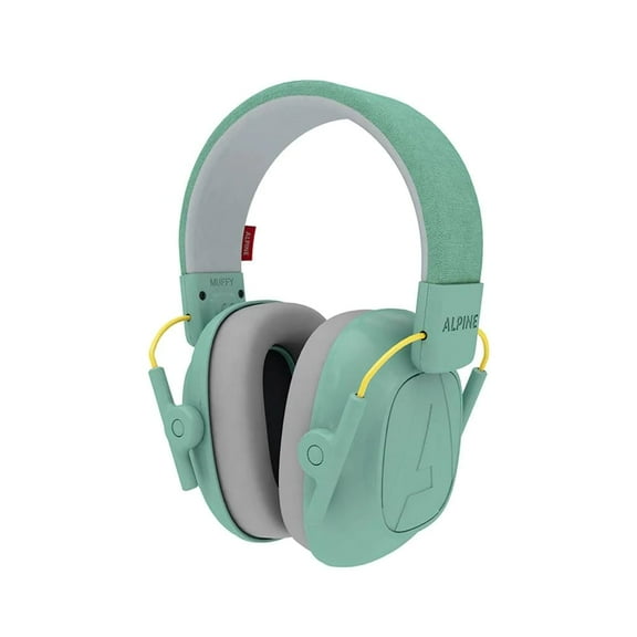 Alpine Muffy Noise Cancelling Headphones for Kids - 25dB Noise Reduction - Earmuffs for Autism - Sensory & Concentration Aid - Mint