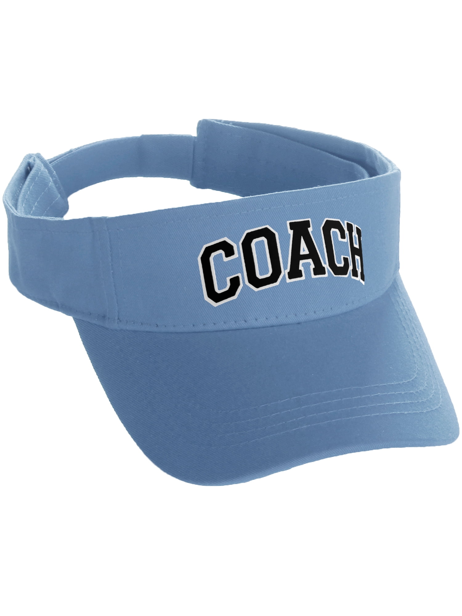 Classic Sport Team Coach Arched Letters Sun Visor Hat Cap Adjustable