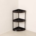 thumbnail image 1 of EIMELI Triangle Bathroom Storage Racks Space Saving Storage Holder for Washroom Toilet Dorm Kitchen - White, 1 of 3