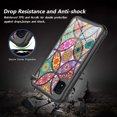 thumbnail image 2 of Samsung Galaxy A10E Case, Rosebono Hybrid IMD Design Graphic Anti-Scratch Fashion Cute Colorful Silicone Skin Cover Armor Case for Samsung Galaxy A10E (Colorful Mandala), 2 of 5