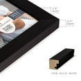 thumbnail image 3 of Premium Ebony Solid Wood Picture Frame, 6 x 8, 3 of 8