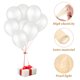 thumbnail image 2 of NUOLUX 100pcs 12 Inch Bright Color Latex Metallic Balloons (White), 2 of 5
