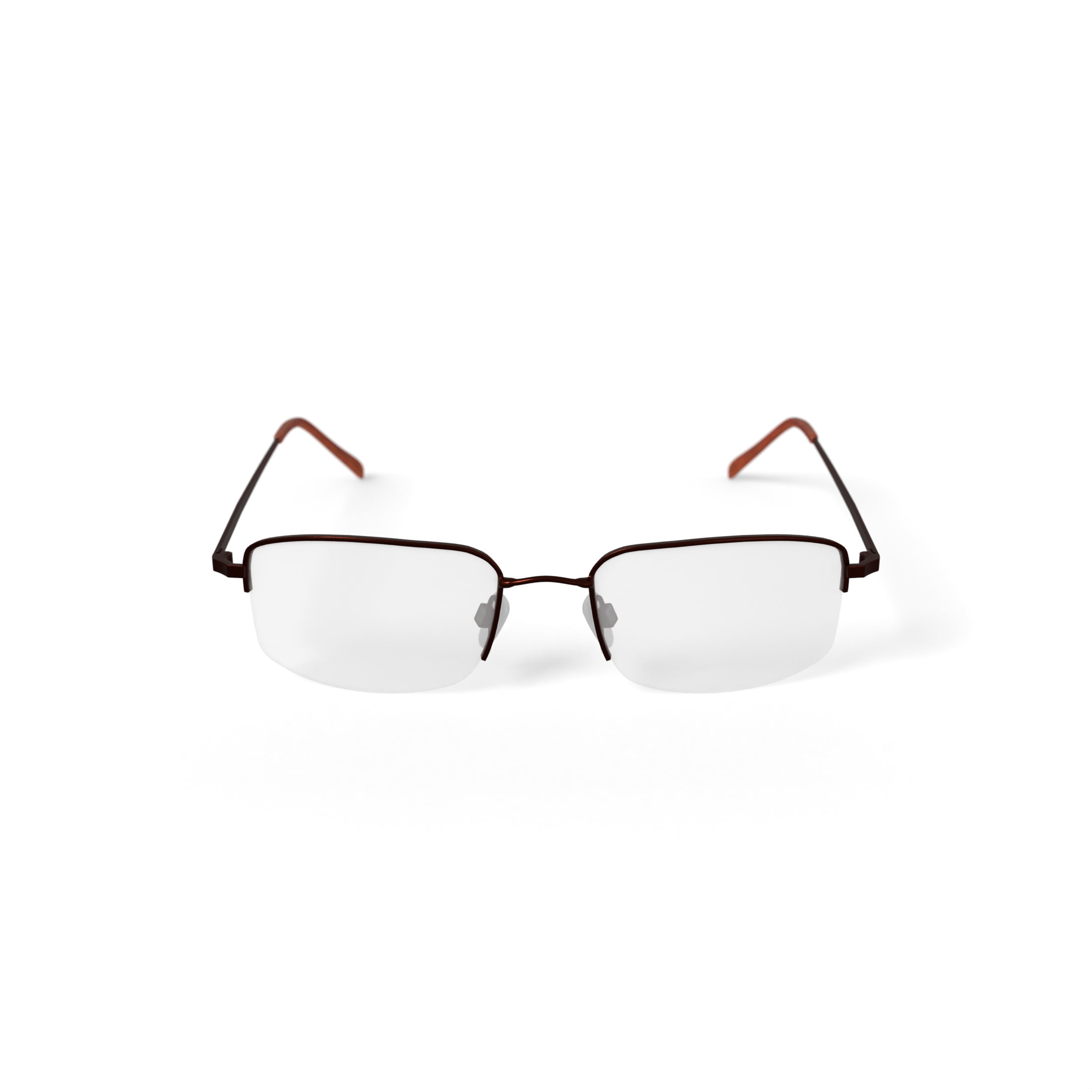 TiFlex Men's T1506 Square Square Prescription Eyeglasses with Case, Bronze