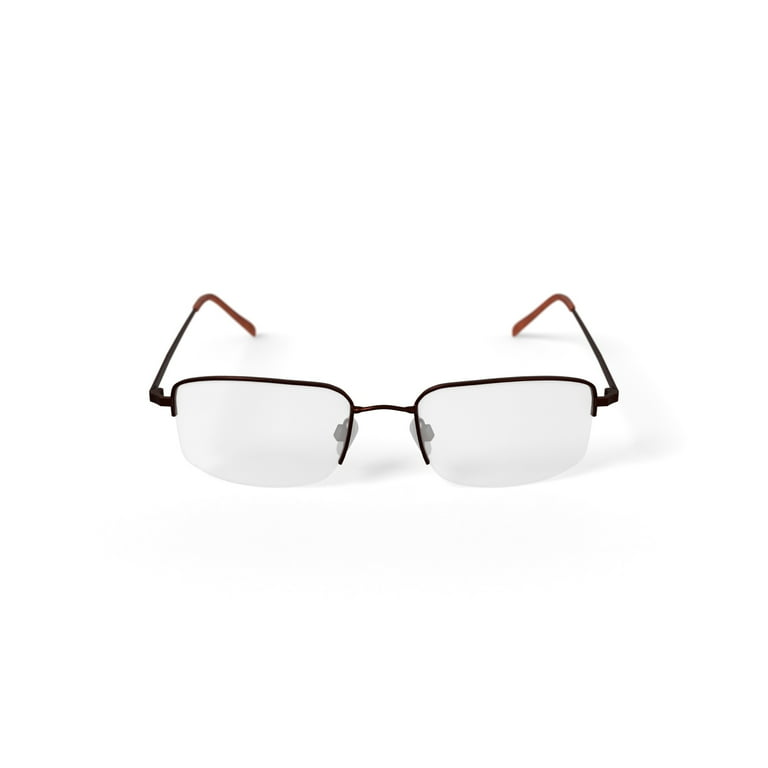 TiFlex Men's T1506 Square Square Prescription Eyeglasses with Case