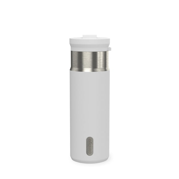 Contigo DualSip Water Bottle with 2-Way Lid, 20 oz (591 ml), Insulated Stainless Steel, 100% Leakproof, BPA-Free, Lead-Free, Dishwasher Safe