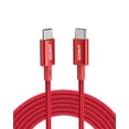 thumbnail image 1 of Cable USB C a USB C, cable de carga Anker tipo C, 3 m, rojo, 1 of 7