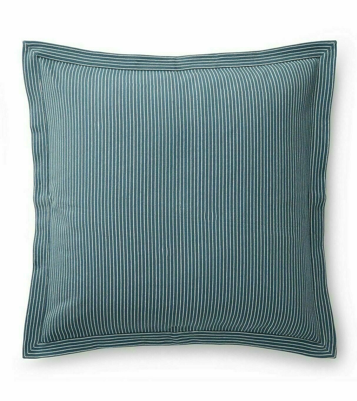 Lauren Ralph Lauren Striped Cotton Linen Pillow Sham EURO Cream