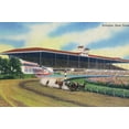 thumbnail image 2 of Art.com Arlington Heights, Illinois - Horse Race at Arlington Race Track Art Print by Lantern Press, 36" x 24", 2 of 4