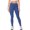 Blue, variant on Gym Leggings for Women, Solid Color Loose Long High Waisted Trousers Relaxed Fit Workout Clothes Purple L