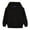 Black, variant on HAOTAGS Hooded Sweatshirts for Kids(2-12) Casual Long Sleeve Sport Hoodie for Toddler Boys Girls Fall Winter Pullover Top Light Blue Size 5-6 Years